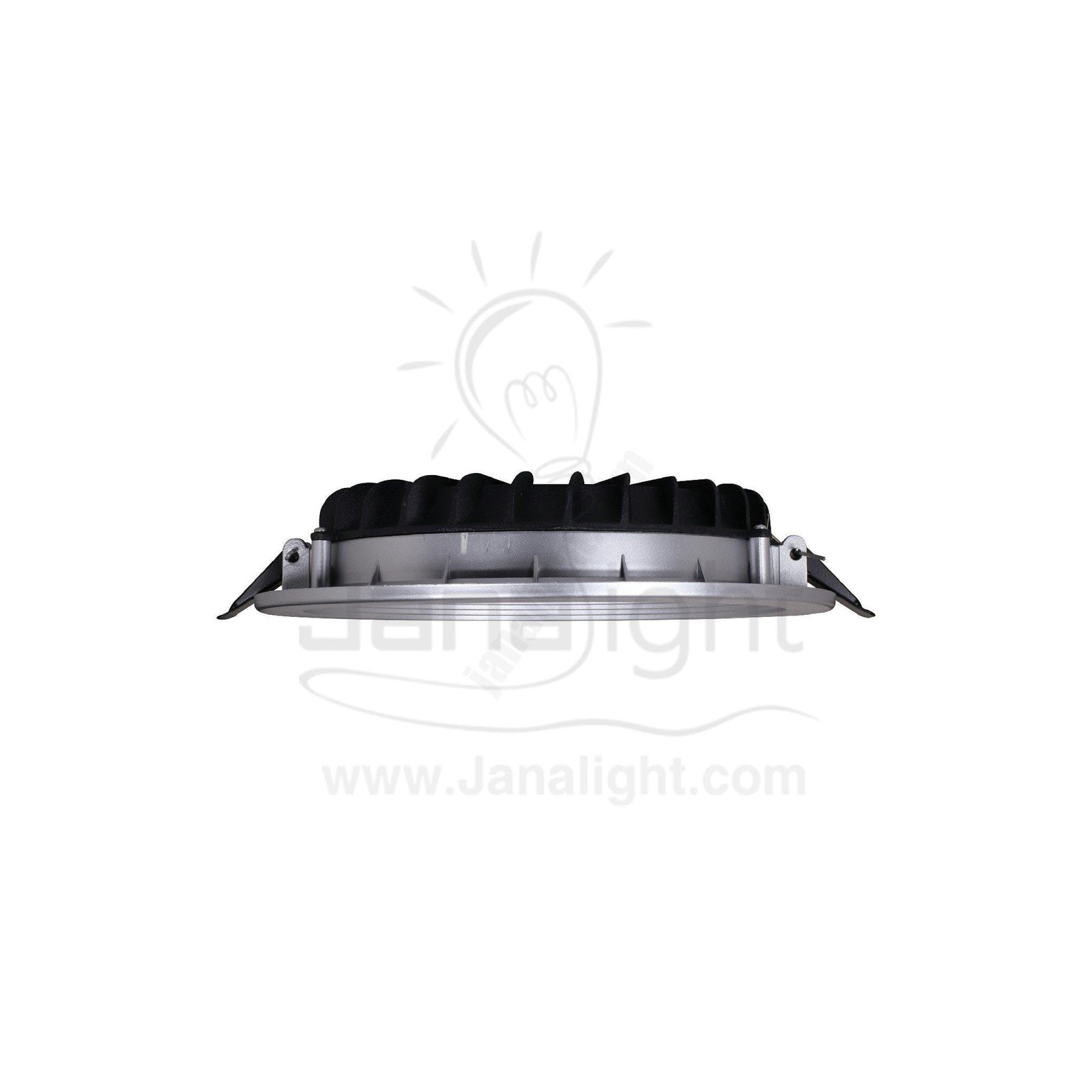 كشاف 30 وات كومبكت وورم حلق فضي جنى لايت plastic warm compact 30 watt downlight